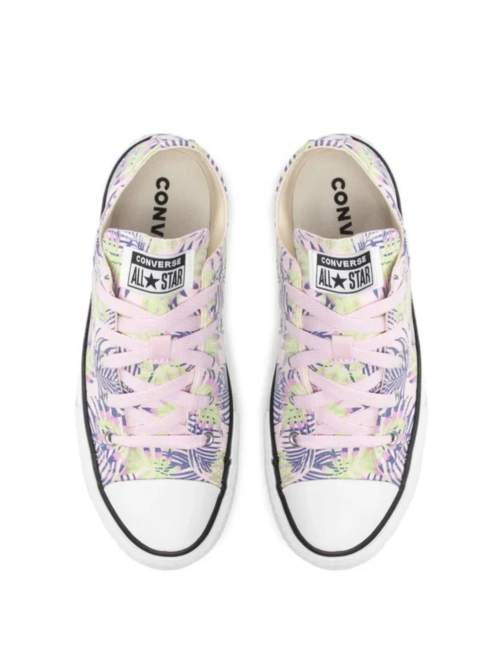 Converse Chuck Taylor All Star Eva Lift Low Platform Sneakers with Palm Design